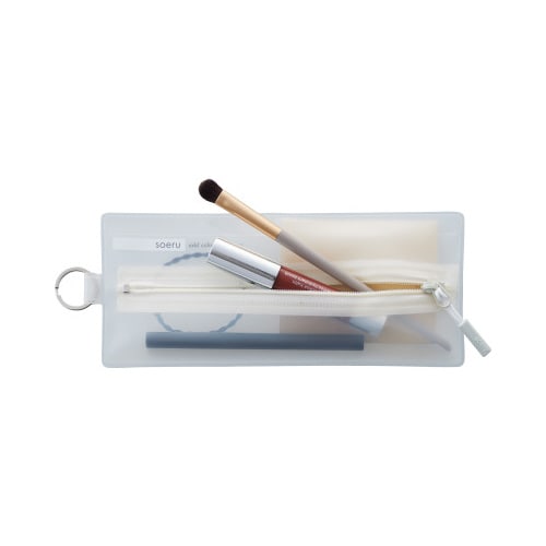 センタージップペンケース サボンブルーX2