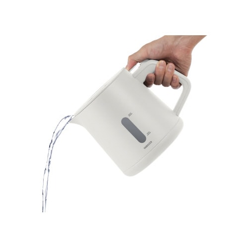 電気ケトル1.0L湯こぼれ防止付 WH