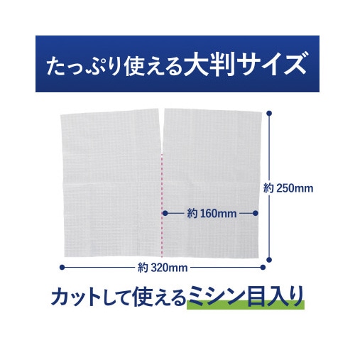 流せるトイレ掃除シート大判厚手せっけん2個入x24