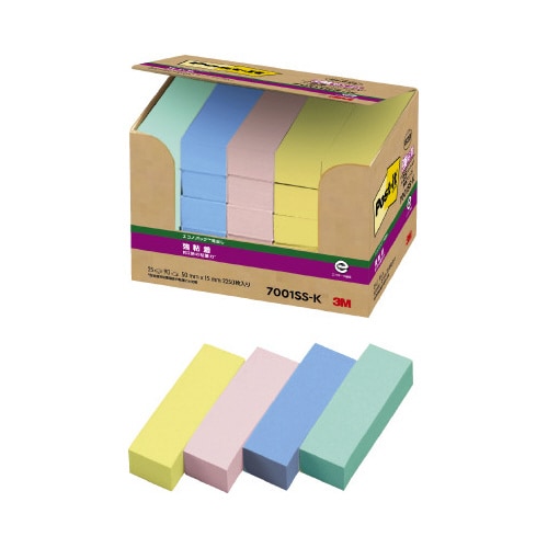 ポストイット 強粘着 50×15パステル混色25冊