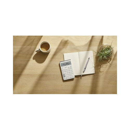 カシオ デザイン電卓 JT−200T−WE−N