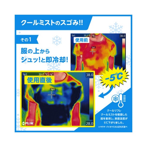 クールミスト 400mL スプレー付き