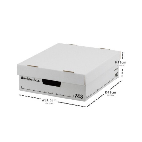 バンカーズボックス743Sボックス BK 6P×5