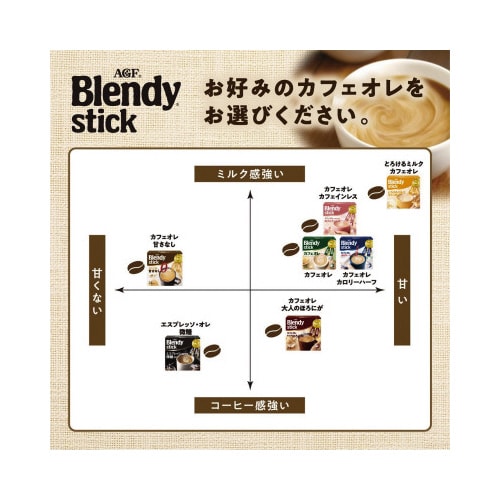 ブレンディスティックとろけるミルクカフェオレ24本