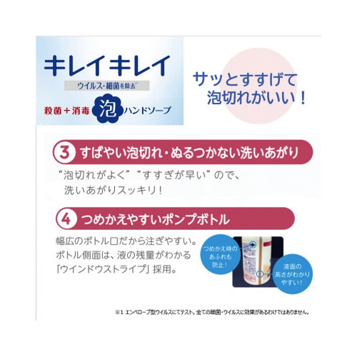 キレイキレイ薬用泡ハンドソープ 業務用 2L×3