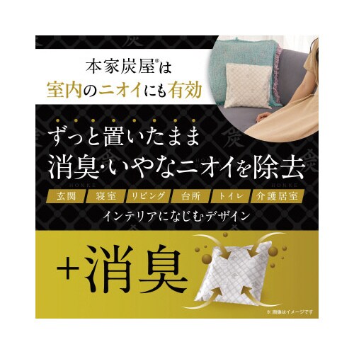 調湿・消臭木炭 本家炭屋スリムM 2個入×3