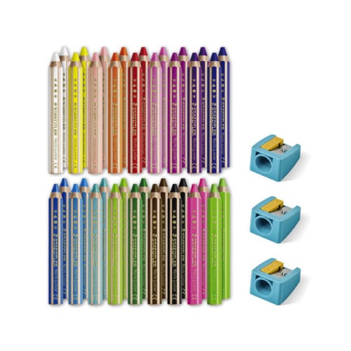 ノリスジュニア色鉛筆 18色36本セット