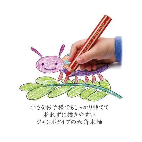 ノリスジュニア色鉛筆 18色36本セット