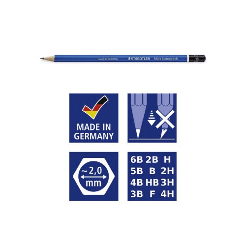 製図用高級鉛筆 ルモグラフ 12硬度セット×2