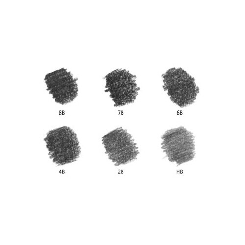 マルス ルモグラフ製図用高級鉛筆 6硬度セット×3