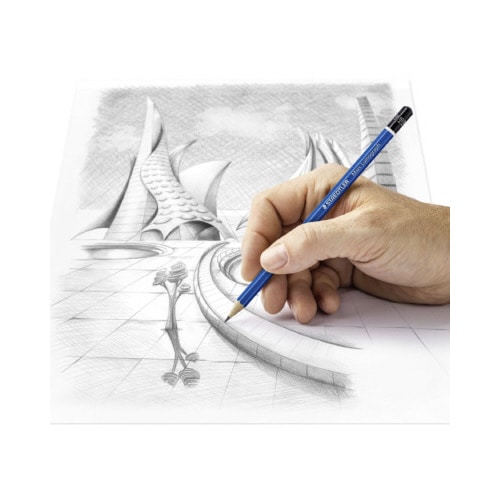 マルス ルモグラフ製図用高級鉛筆 6硬度セット×3