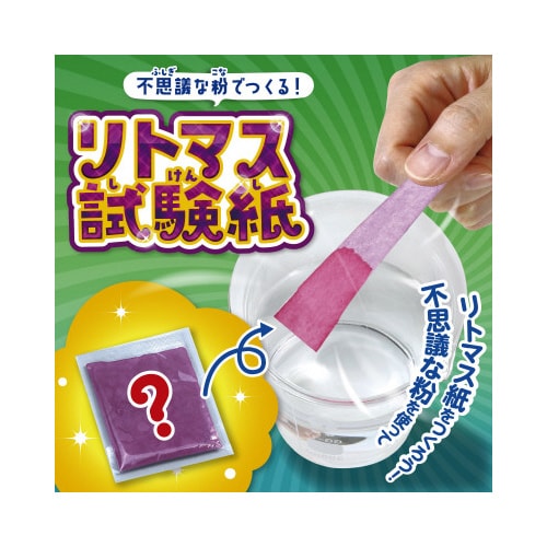 不思議な粉でつくる リトマス試験紙キット