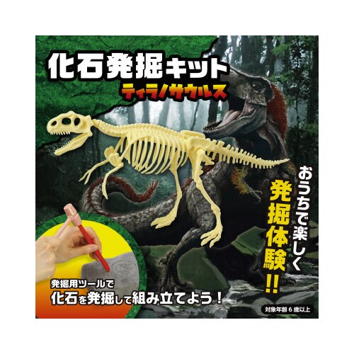 化石発掘キット ティラノサウルス
