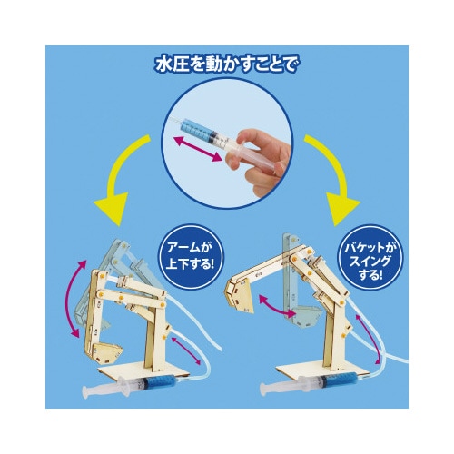 水の力でうごく!ショベル組立キット