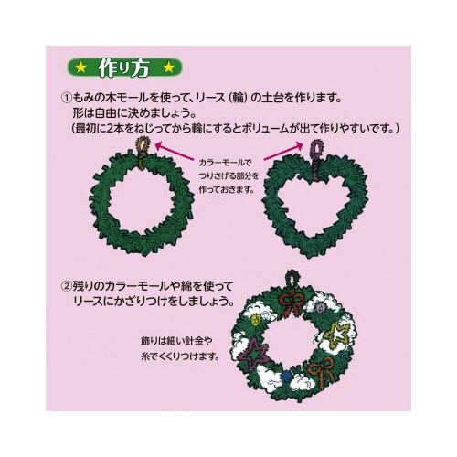 クリスマスリース作り