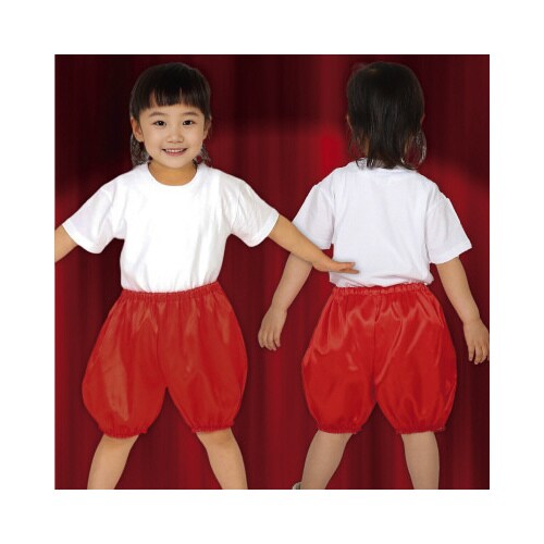ソフトサテン かぼちゃパンツ Cサイズ 赤