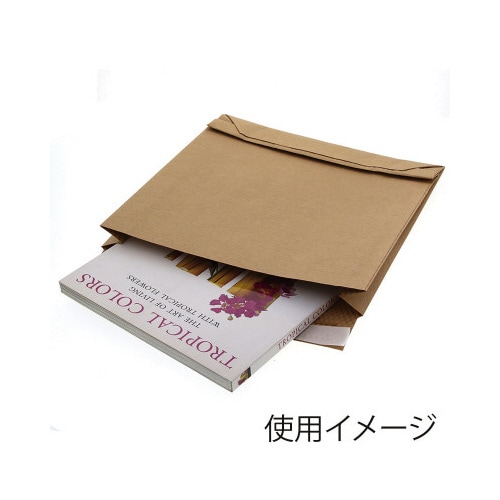 宅配袋 クッション付き A4用 未晒 10X5
