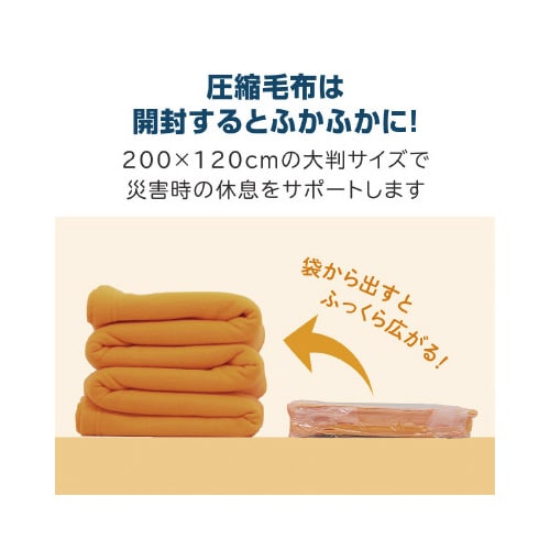 防災セット 災害毛布セット A4サイズ