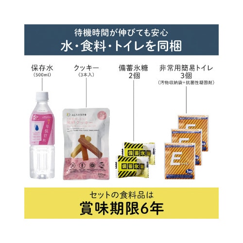 防災セット 非常用車載セット A5サイズ