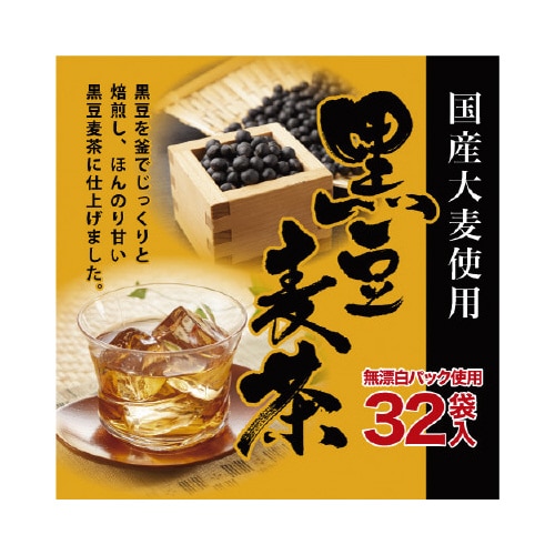宇治の露 黒豆麦茶 32バッグ入
