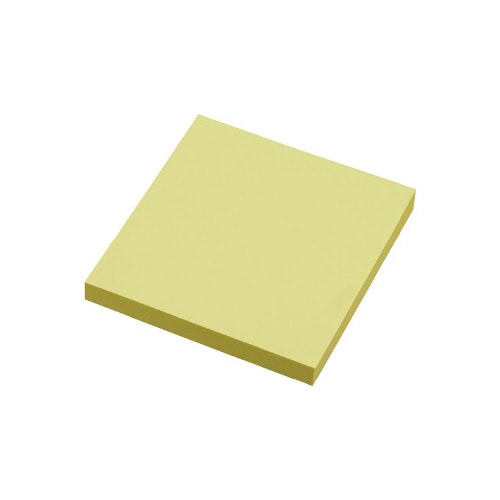 ふせんエコノミー 75×75 100枚 黄色10冊