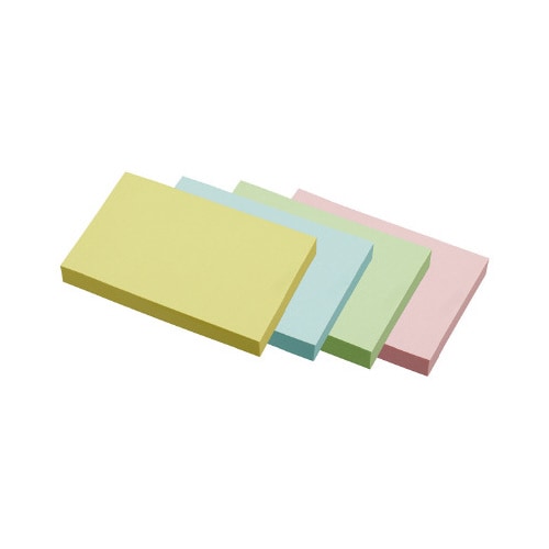 ふせんエコノミー 75×50 100枚 4色10冊