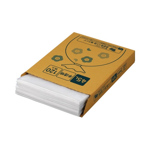 取り出しやすい高密度ゴミ袋箱タイプ45L 120枚