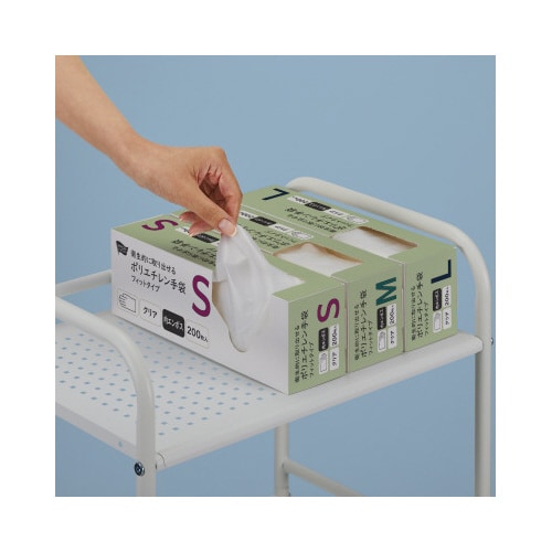 衛生的ポリエチレン手袋フィットM200枚×10