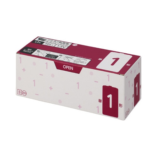 アルカリ乾電池エコノミータイプ単1形 10本×5