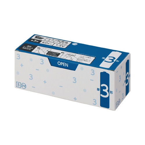 アルカリ乾電池エコノミータイプ単3形 40本×5