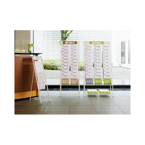 パンフレットスタンド 5段1列A4パンフレット用