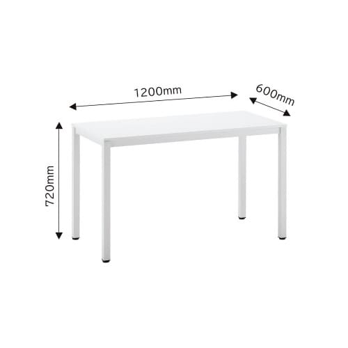 テーブル PFテーブル 1200×600 WH