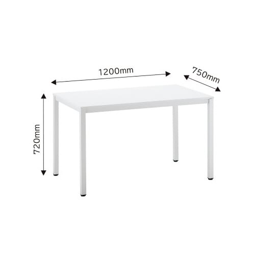 テーブル PFテーブル 1200×750 WH