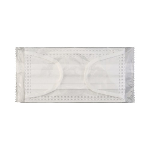 配布用メッセージが表示できる個包装マスク