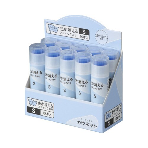 色が消えるスティックのりSサイズ10g 60本