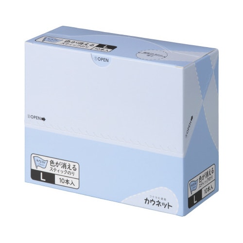 色が消えるスティックのりLサイズ40g 10本