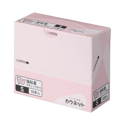 強粘着スティックのり Sサイズ 10g 60本