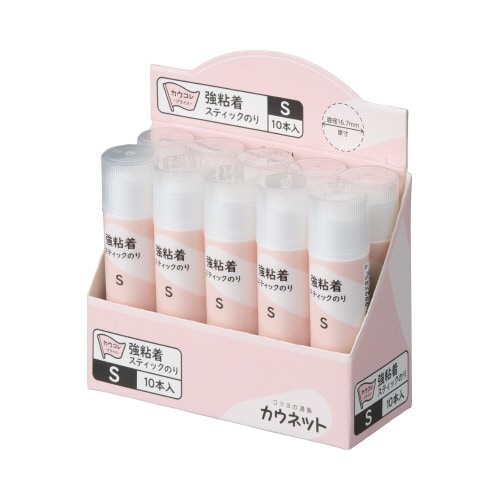 強粘着スティックのり Sサイズ 10g 60本