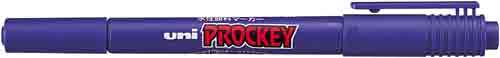 水性マーカー プロッキー 細・極細 青10本