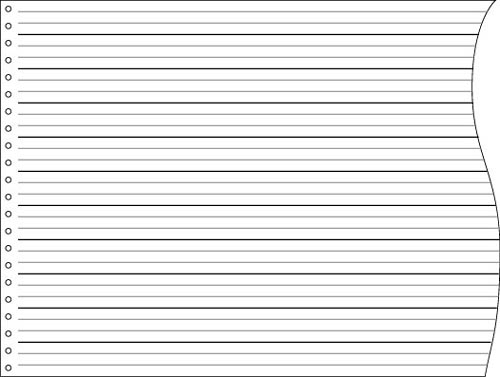 コクヨ 連続伝票用紙（タックフォーム）横12 5/10×縦10インチ（317.5