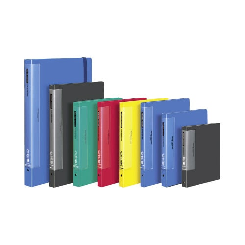 クリヤーブック替紙式濃灰A5縦背幅27mm