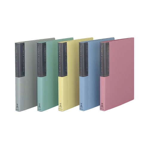 クリヤーブック タフネス ミドルリングA4 黄