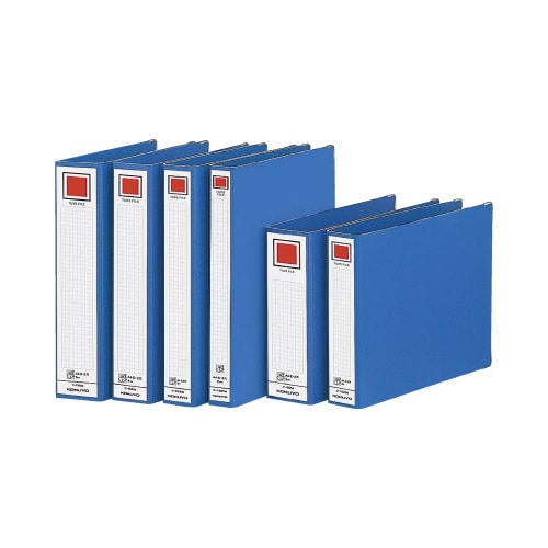 チューブファイルMタイプ青A4縦背幅34mm