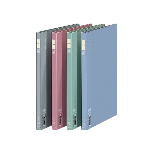 レターファイルEX A4縦12mmとじ グレー