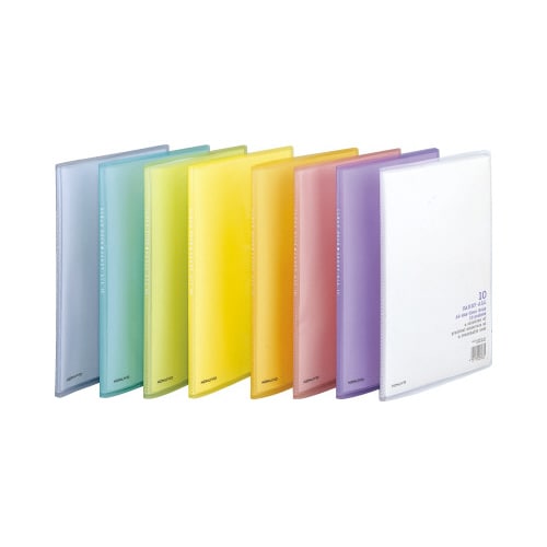 クリヤーブックキャリーオールA4縦20ポケット黄