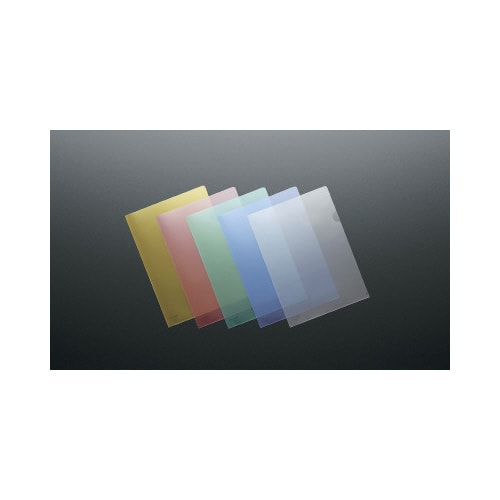 クリヤーホルダー A4 青 10枚