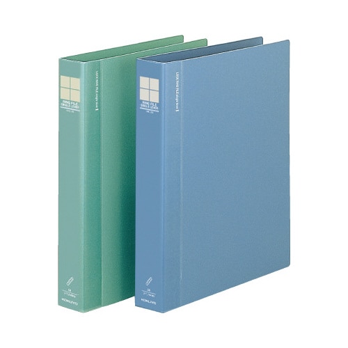 ロックリングファイル シングルレバーA4縦 4穴緑