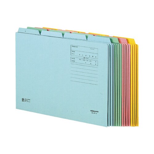 1/4カットフォルダー 第4見出し A4 桃 1枚