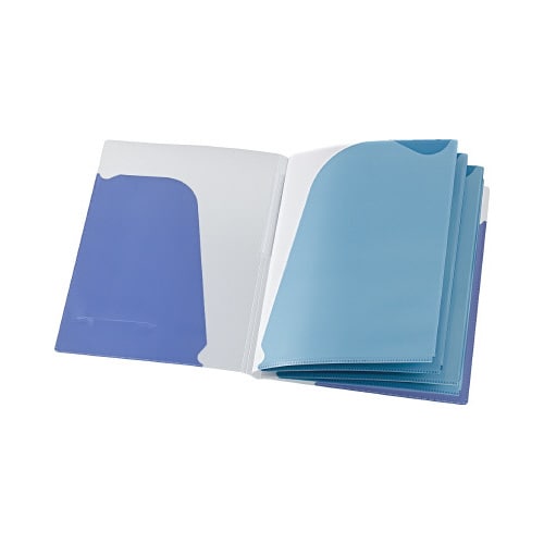 ポケットブック<ノビータ>8P 透明青