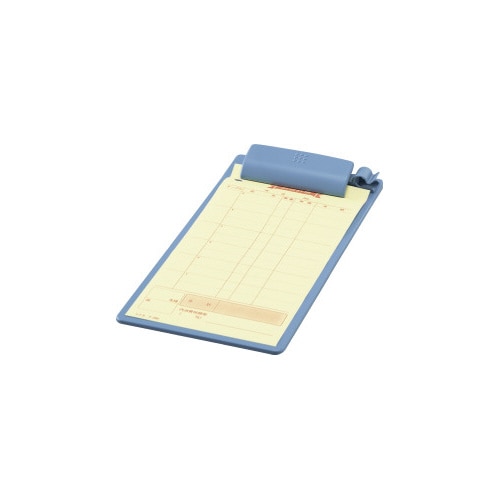 クリップボードE 100×212mm短辺とじ 青